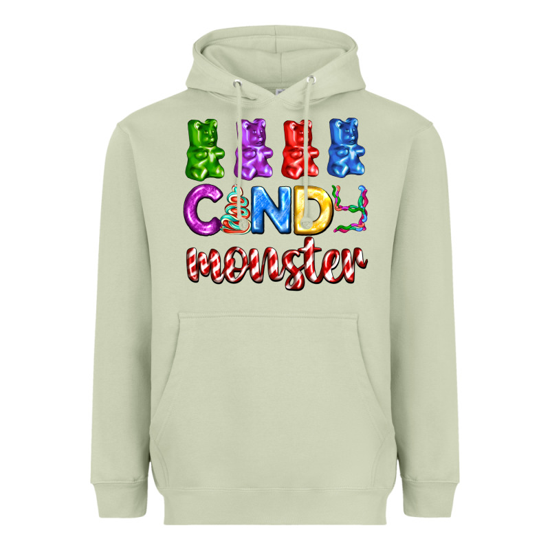 Candy Monster With Jelly Bear Heavyweight Hoodie by AdoDesignShop | Teevron