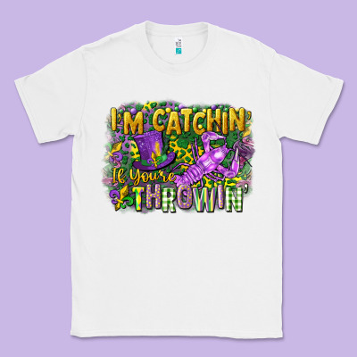 Im Catchin If Youre Throwin Classic Tee Designed By Cowgirlartshop
