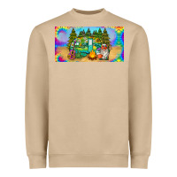 Hippie Soul License Plate Heavyweight Sweatshirt | Teevron