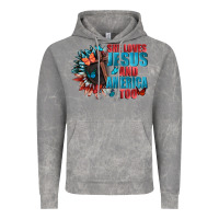 Cloud Rock She love Jesus and America too Vintage Hoodie - FaDigitalArtStudio