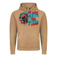 Vintage Camel She love Jesus and America too Vintage Hoodie - FaDigitalArtStudio