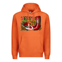 Carrot cowboy merry christmas Premium Hoodie - CowhideDigitalArt