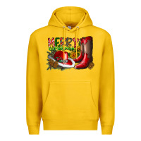 Lemon cowboy merry christmas Premium Hoodie - CowhideDigitalArt