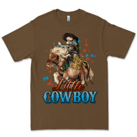 Cacao Little Cowboy Midilli Horse kid boy Premium Tee - HowdyJamesFarm