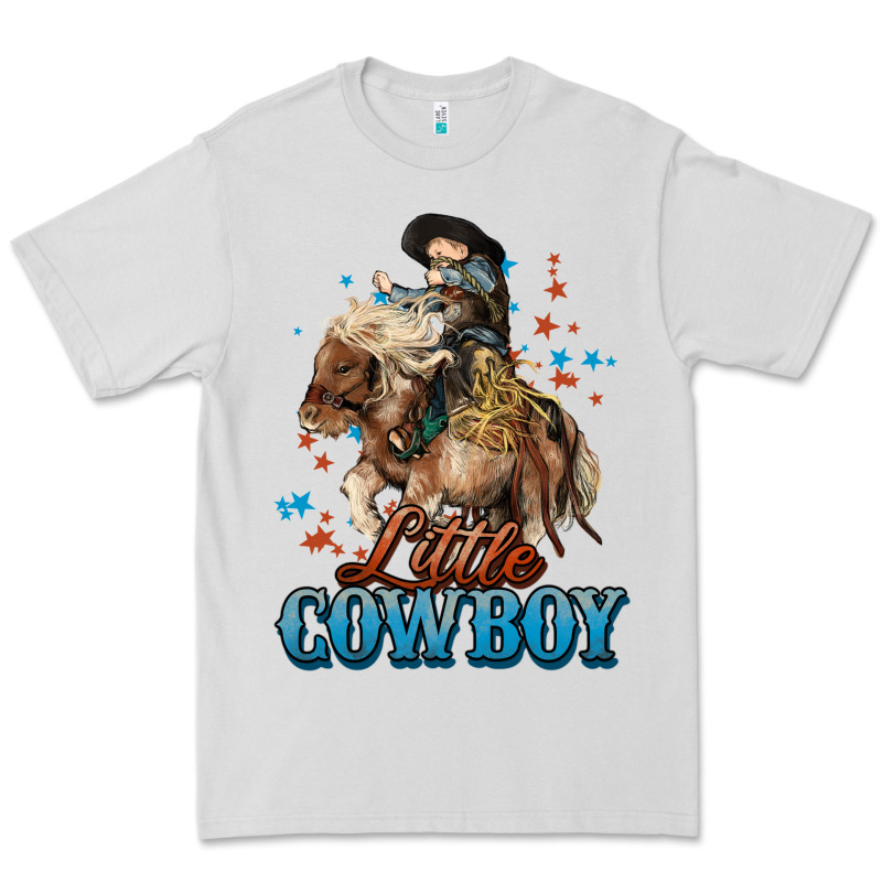 Little Cowboy Midilli Horse Kid Boy Premium Tee by HowdyJamesFarm | Teevron