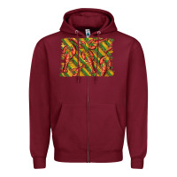 Burgundy mardi gras crawfish background Zipper Hoodie - BarkalooDesign