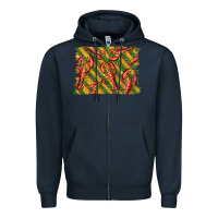 Navy mardi gras crawfish background Zipper Hoodie - BarkalooDesign