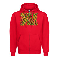 Red mardi gras crawfish background Zipper Hoodie - BarkalooDesign