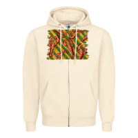 Sandshell mardi gras crawfish background Zipper Hoodie - BarkalooDesign