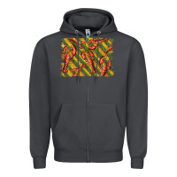 Smoke mardi gras crawfish background Zipper Hoodie - BarkalooDesign