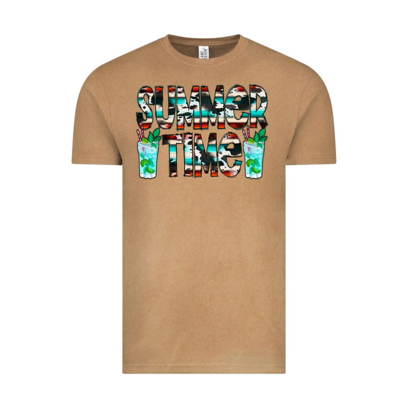 Summer Time Cowhide Serape Vintage Tee by CowCowDesign | Teevron