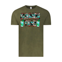 Vintage Olive Summer Time Cowhide Serape Vintage Tee - CowCowDesign