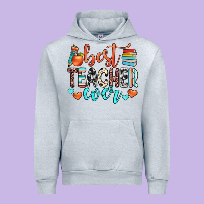Best Teacher Ever Urban Hoodie Designed By Jahusdesignshop