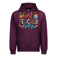 Mauve Wine best teacher ever Urban Hoodie - JahusDesignShop