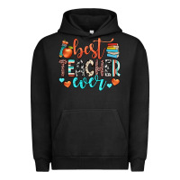 Pigment Black best teacher ever Urban Hoodie - JahusDesignShop