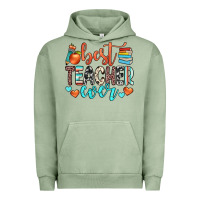 Pigment Oil Green best teacher ever Urban Hoodie - JahusDesignShop
