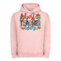 Pigment Salmon best teacher ever Urban Hoodie - JahusDesignShop