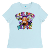 Baby Blue hocus pocus heifer Ladies Tee - CowGirlArtShop
