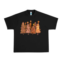 Black melanin christmas trees with lights Urban Heavy Tee - FaDigitalArtStudio