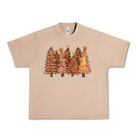 Melanin Christmas Trees With Lights Urban Heavy Tee | Teevron