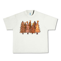 Pistachio melanin christmas trees with lights Urban Heavy Tee - FaDigitalArtStudio