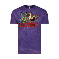Cloud Purple Peace Love Rodeo Vintage Tee - Jasminsmagicworld