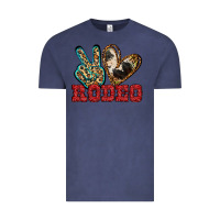 Vintage Denim Peace Love Rodeo Vintage Tee - Jasminsmagicworld