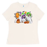 Bone ghost dogs Ladies Tee - CowGirlArtShop