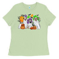 Matcha ghost dogs Ladies Tee - CowGirlArtShop