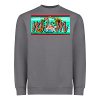 Storm flamingo mom license plate Heavyweight Sweatshirt - BarkalooDesign
