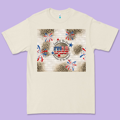 Usa Land Of The Free Because Of The Brave Premium Tee Designed By Tumblerdesignbyshophia