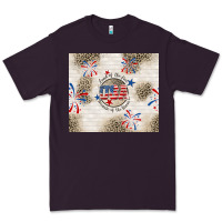 Plum usa land of the free because of the brave Premium Tee - TumblerDesignByShophia