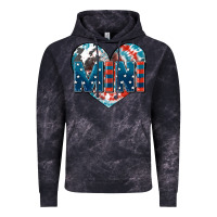 Cloud Black American mini heart 4th of july Vintage Hoodie - FaDigitalArtStudio
