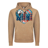 Vintage Coffee American mini heart 4th of july Vintage Hoodie - FaDigitalArtStudio