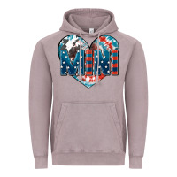 Vintage Zinc American mini heart 4th of july Vintage Hoodie - FaDigitalArtStudio