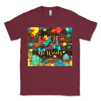 Burgundy love needs no words Classic Tee - CowGirlArtShop