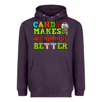Plum candy makes everything better Heavyweight Hoodie - AdoDesignShop