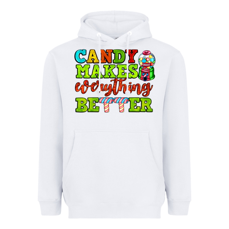 Candy Makes Everything Better Heavyweight Hoodie by AdoDesignShop | Teevron