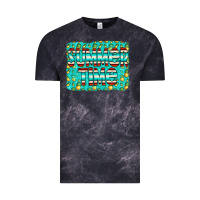 Cloud Black summer time glitter pineable Vintage Tee - CowCowDesign