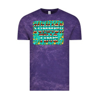 Cloud Purple summer time glitter pineable Vintage Tee - CowCowDesign