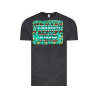 Vintage Black summer time glitter pineable Vintage Tee - CowCowDesign