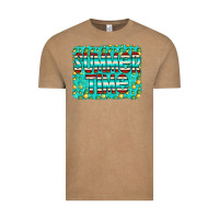 Vintage Coffee summer time glitter pineable Vintage Tee - CowCowDesign