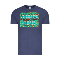 Vintage Denim summer time glitter pineable Vintage Tee - CowCowDesign