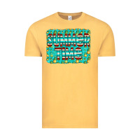 Vintage Mustard summer time glitter pineable Vintage Tee - CowCowDesign