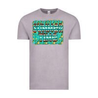 Vintage Zinc summer time glitter pineable Vintage Tee - CowCowDesign