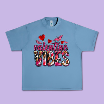 Valentine Vibes Olivia Urban Heavy Tee Designed By Oliviacreatesart