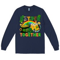 Navy St. Patrick's Day better together Long Sleeve Tee - FaDigitalArtStudio