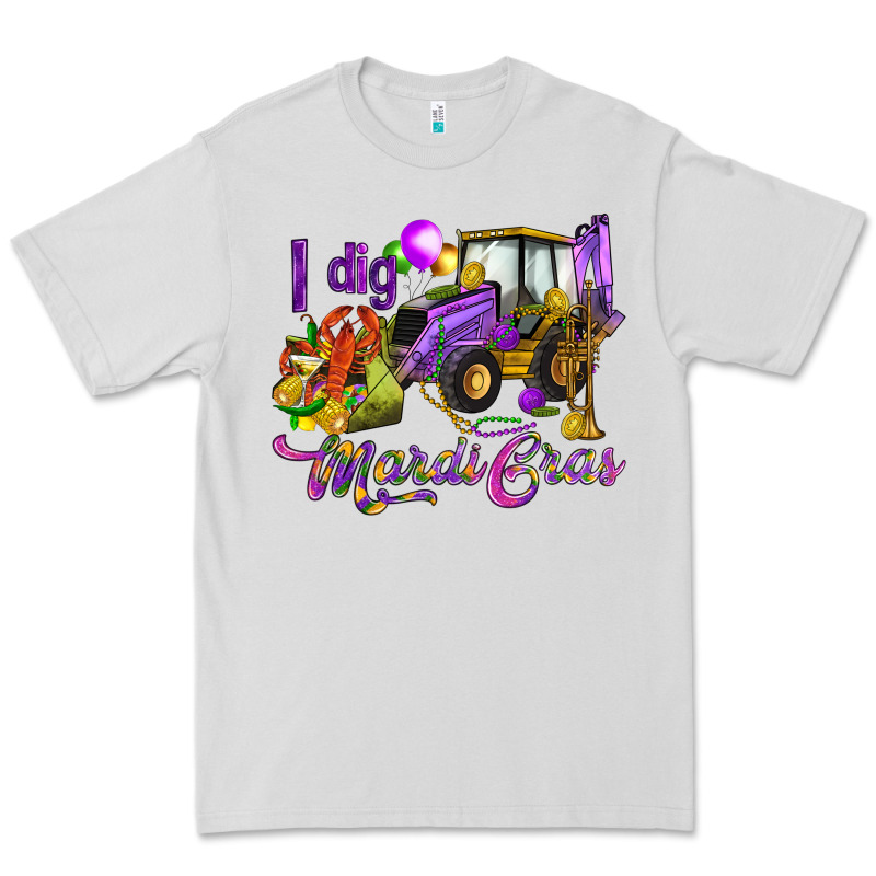I Dig Mardi Gras Premium Tee by HowdyJamesFarm | Teevron