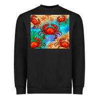 Black crab Heavyweight Sweatshirt - BarkalooDesign