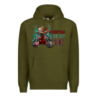 Army Green Christmas with tribe Premium Hoodie - CowhideDigitalArt